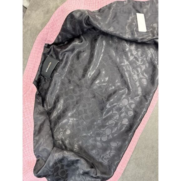 Coach Heritage C Tweed Jacket Cropped Pink sz Small - Picture 12 of 15